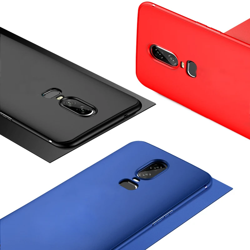 For OnePlus 6T 6 Shockproof Matte Soft Silicone TPU Protective Back Cover for Oneplus 1+6 1+6T One Plus Oneplus6 Case |