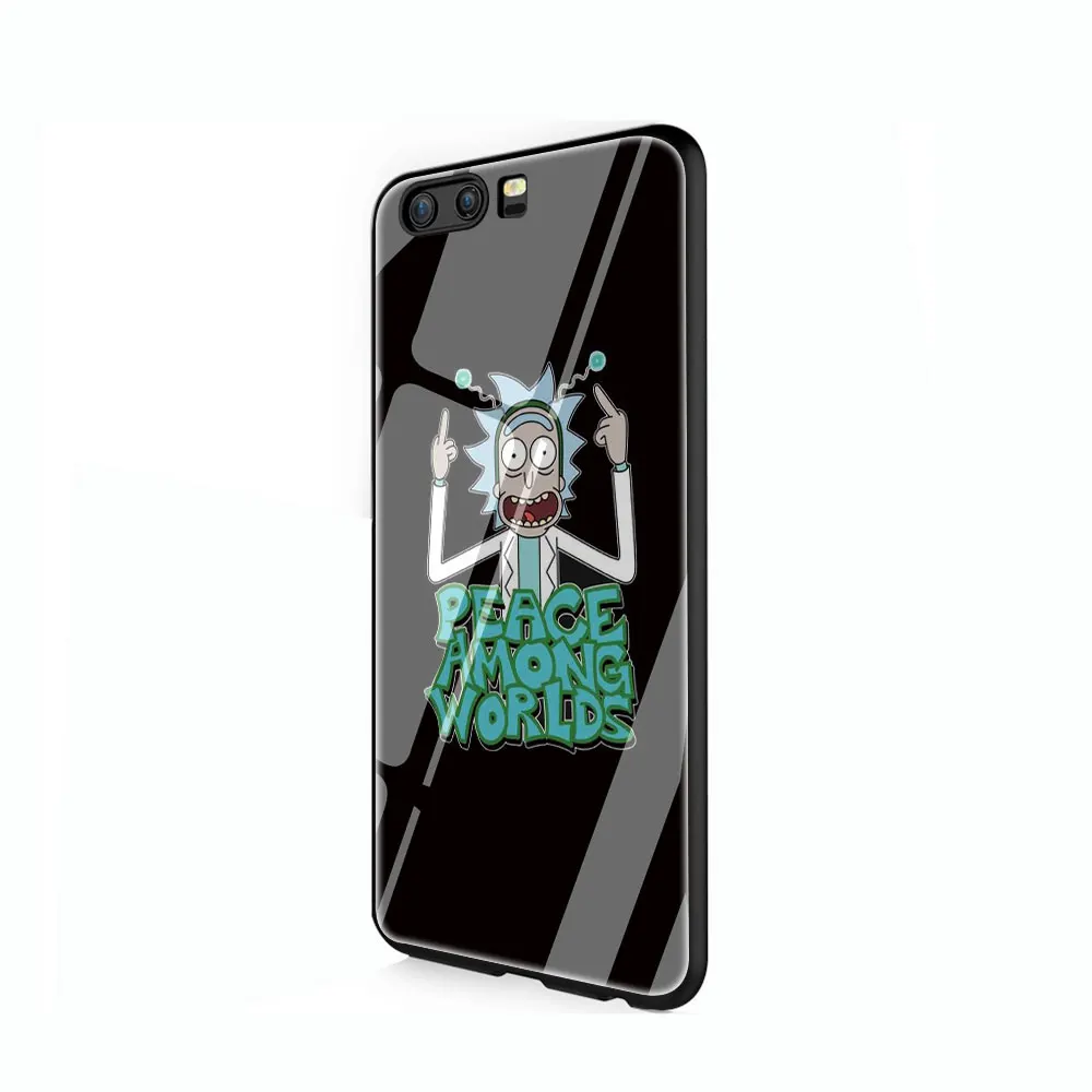 G2 Забавный чехол Рик и Морти из закаленного стекла для huawei P10 P20 P30 mate 20 Honor 9 10 Lite Pro 7A 8X P Smart - Цвет: G2