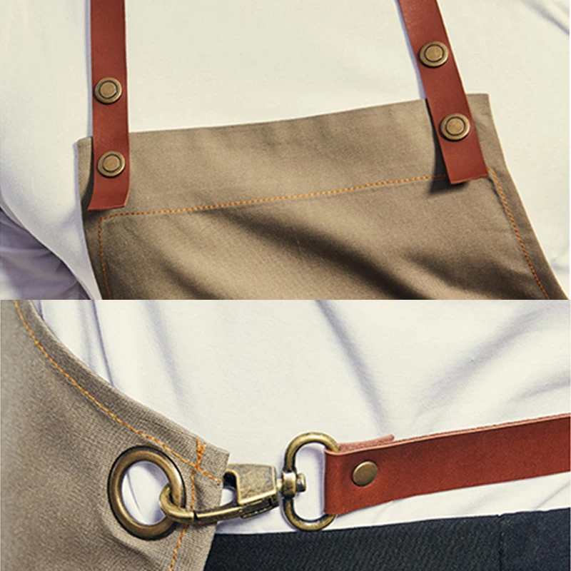 Фартук для шеф повара IF Новый модный кухонный фартук женщин и мужчин официанта