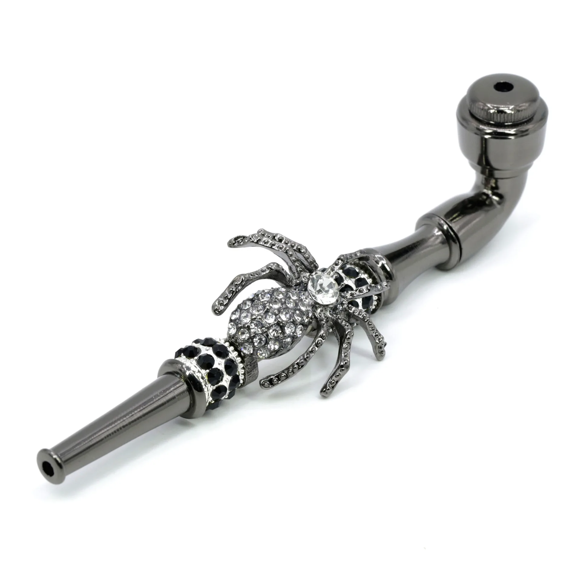 Metal Pipe spider Jamaica Rasta Herb/Tobacco/Smoking Pipes Mill Smoke Detectors Water Shisha Hookah Cigarette Cigar Tube | Дом и сад