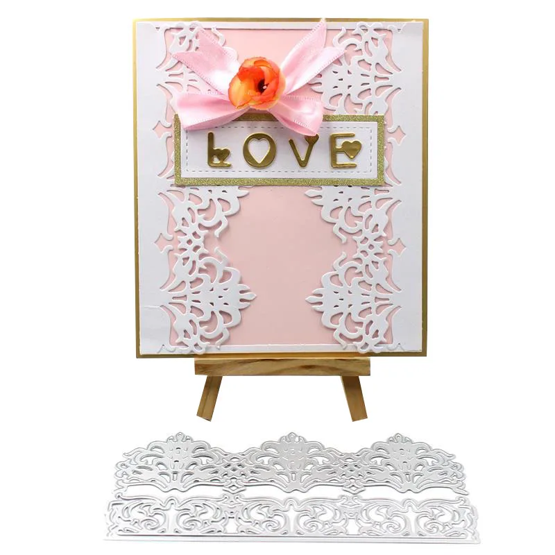 Металлические трафареты с кружевной кромкой для сделай сам