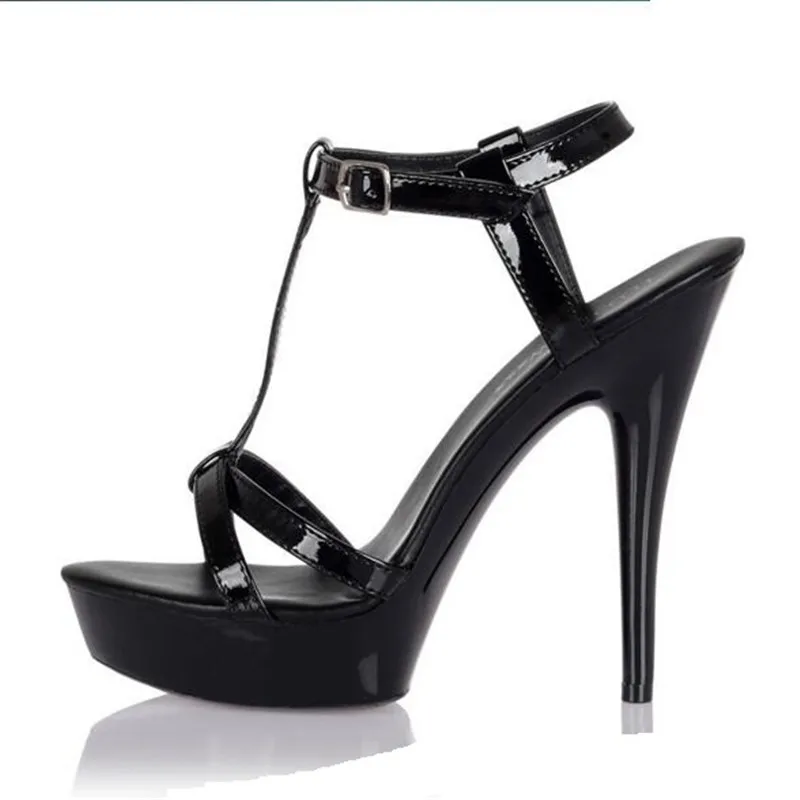 LLXF/Большие размеры: 43 44 летняя женская обувь на тонком высоком каблуке 13 см