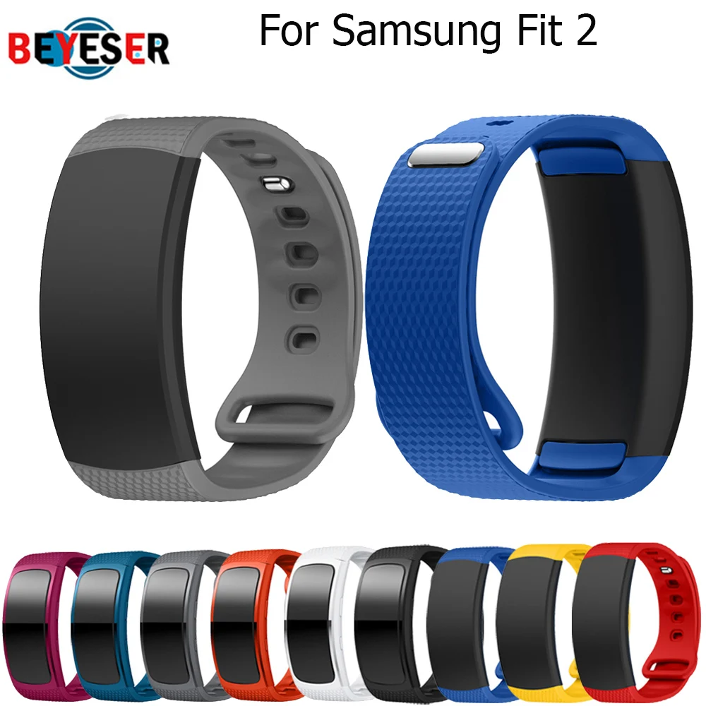 L/S сменный Браслет для samsung gear Fit 2 Band роскошный силиконовый ремешок для samsung Fit2 SM-R360 ремешок для часов Прямая поставка