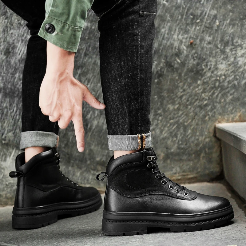 2021 Мужская мода весна повседневная обувь Сезон осень-зима из натуральной