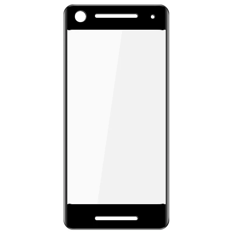Imak Для Google Pixel 2 стекло закаленное Flim IMAK 3D полный закругленный протектор экрана для Google Pixel 2 закаленное стекло - Цвет: Черный