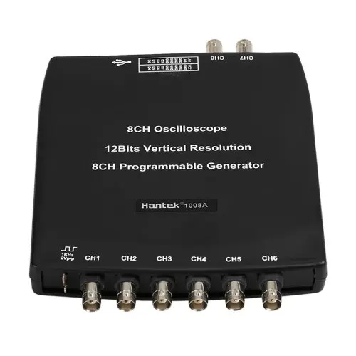 LIXF Hantek 1008A 8CH цифровой осциллограф DAQ генератор 2. 4MSa/s 12 бит|digital oscilloscope|pc digital