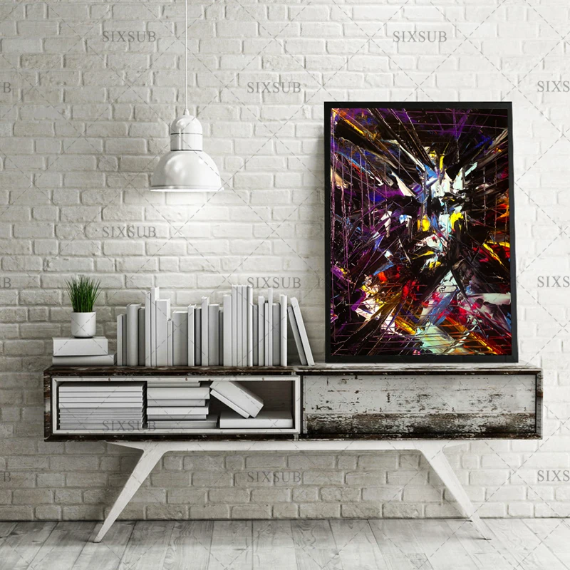 Symphony Face painting abstract canvas mural art picture living room posters decorated modern printing pictures frameless | Дом и сад