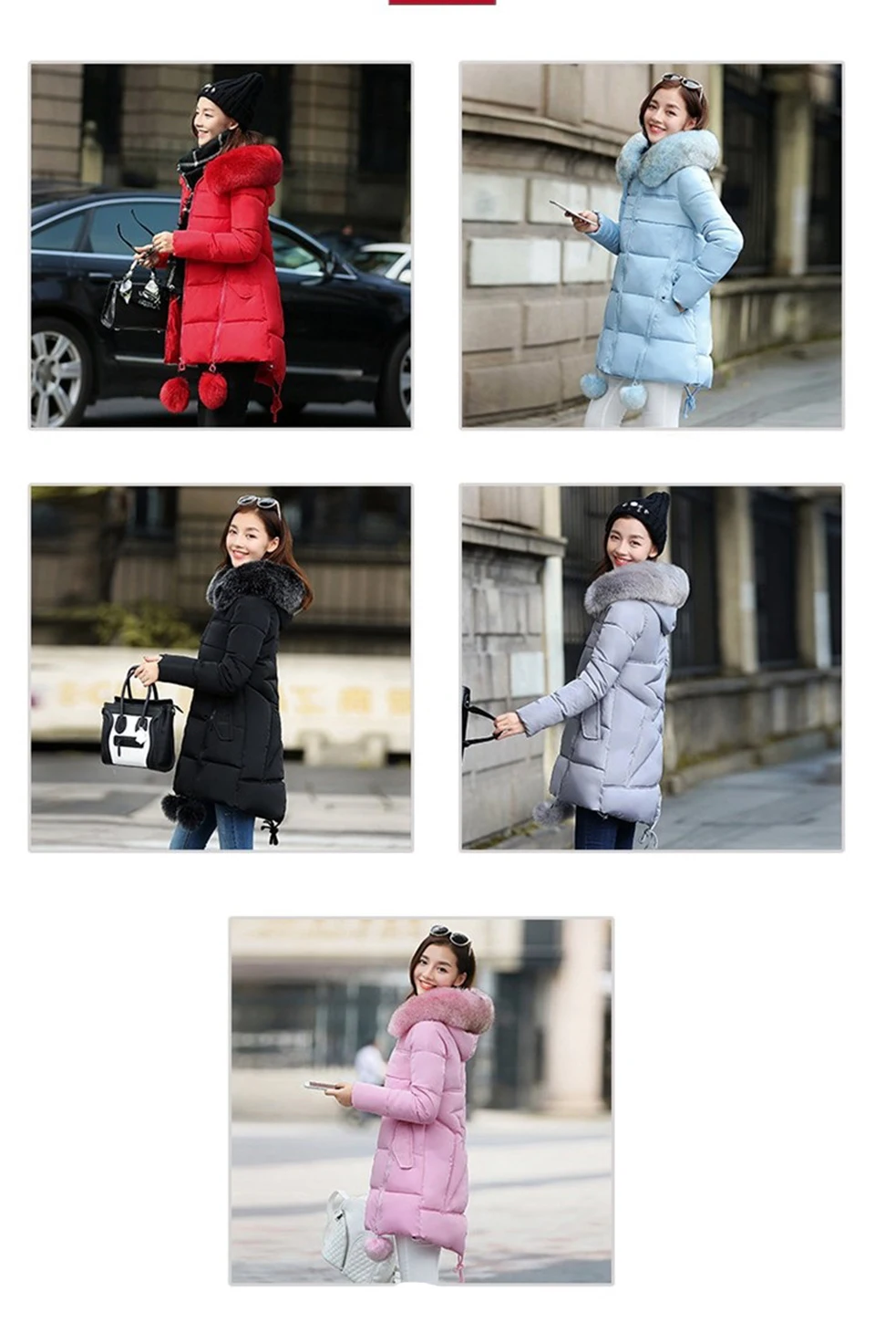 Women Winter New Jacket Fur Collar Hooded Down Cotton Female Coat Parka Long Parka Warm Thicken Outwear Wadded Plus Size 5XL 6XL