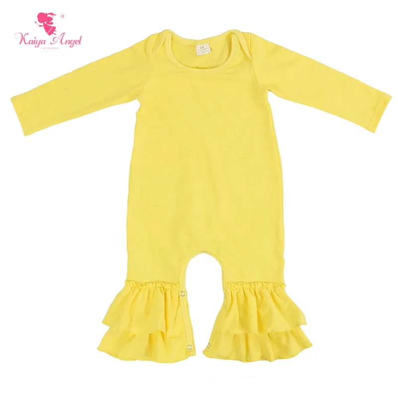 2017 Kaiya Angel Baby/оптовая продажа зимние хлопковые комбинезоны с длинными рукавами