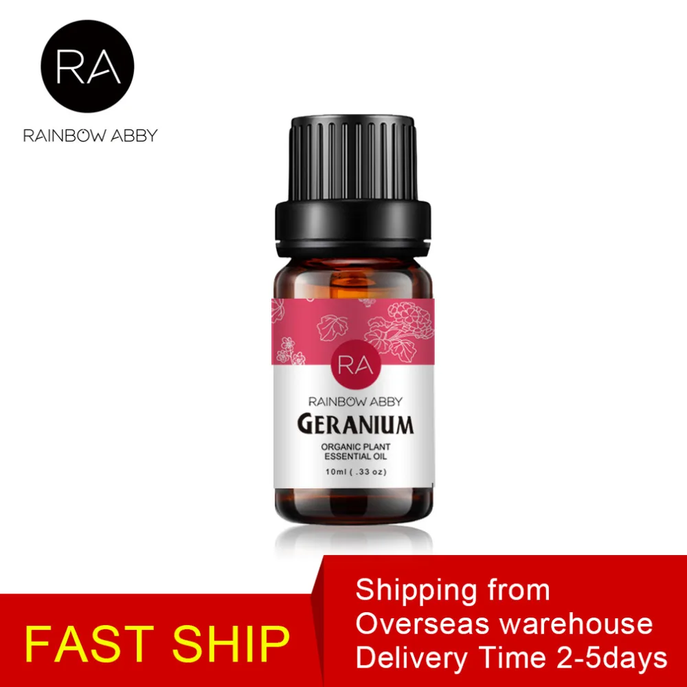 Натуральное эфирное масло герани помогает снять стресс уход за кожей 10 мл