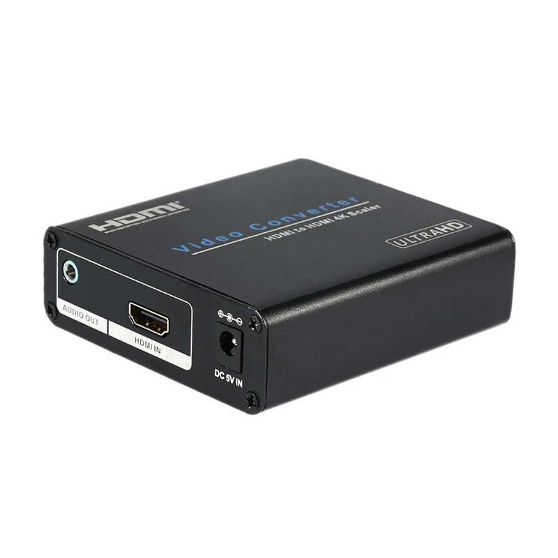 EU Hdmi к Hdmi 4K скейлер конвертер 4K X 2K Видео Аудио конвертер коробка для Dvd приставка Hdtv проектор - Цвет: EU