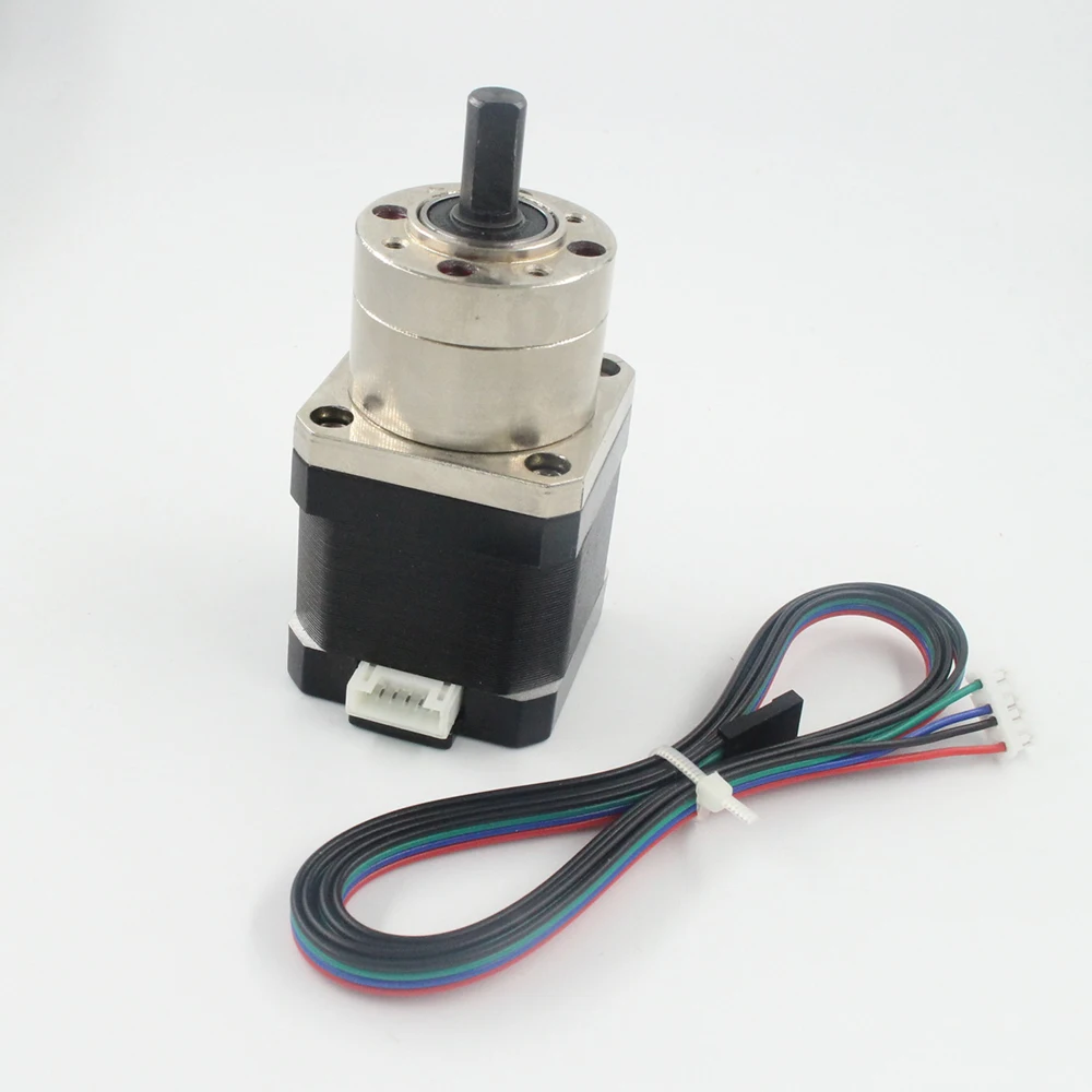 free shipping 4-lead Nema17 Stepper Motor 42 motor Extruder Gear Ratio 5:1 Planetary Gearbox Nema 17 Step | Обустройство дома