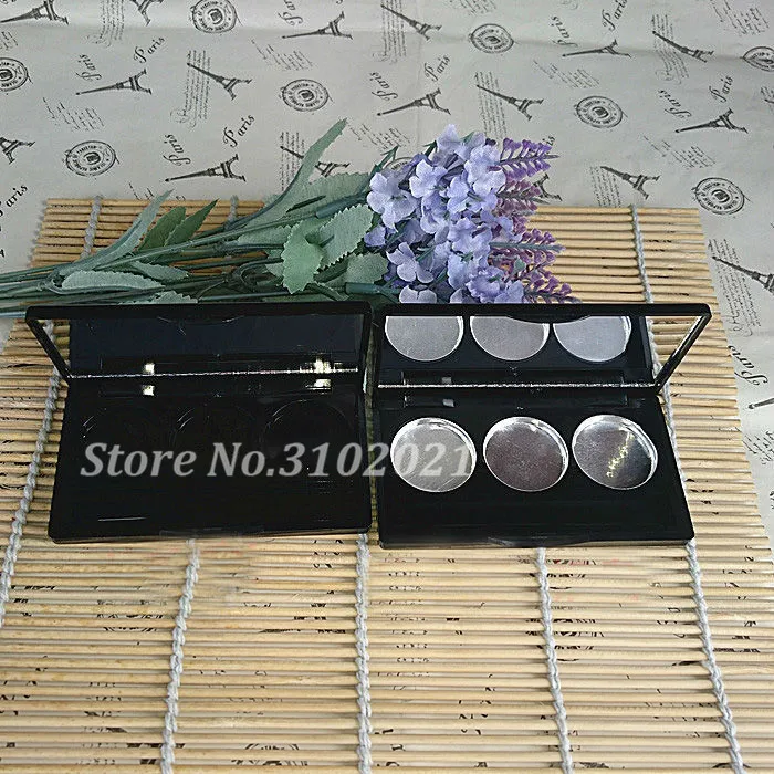 Пустой пластиковый футляр для теней век 30 шт. с 1/2/3/4 ячейками алюминиевая палитра