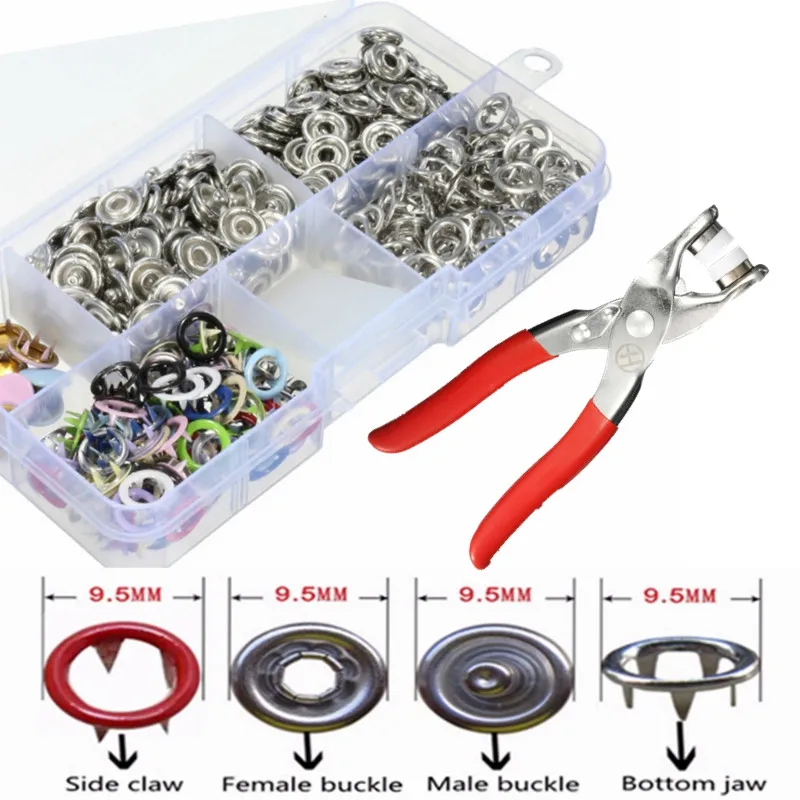 10 цветов пятизубчатая Пряжка стандартные Ручные плоскогубцы набор экологически