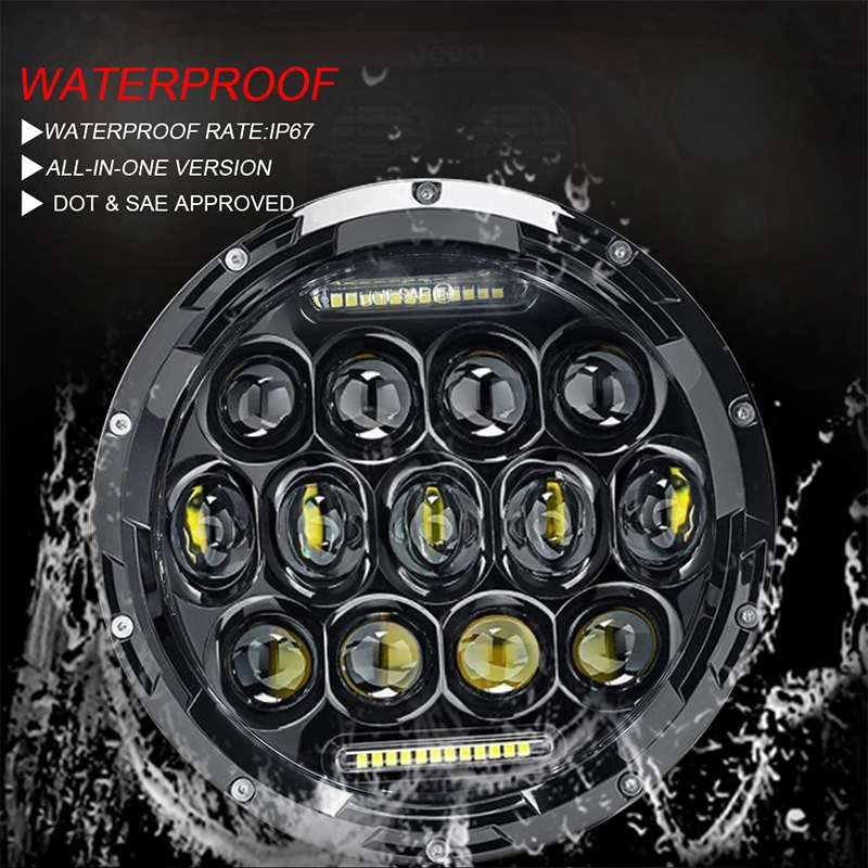 Комплект светодиодных фар 40 Вт 7 дюймов ходовые огни H4 H13 дальний и ближний свет