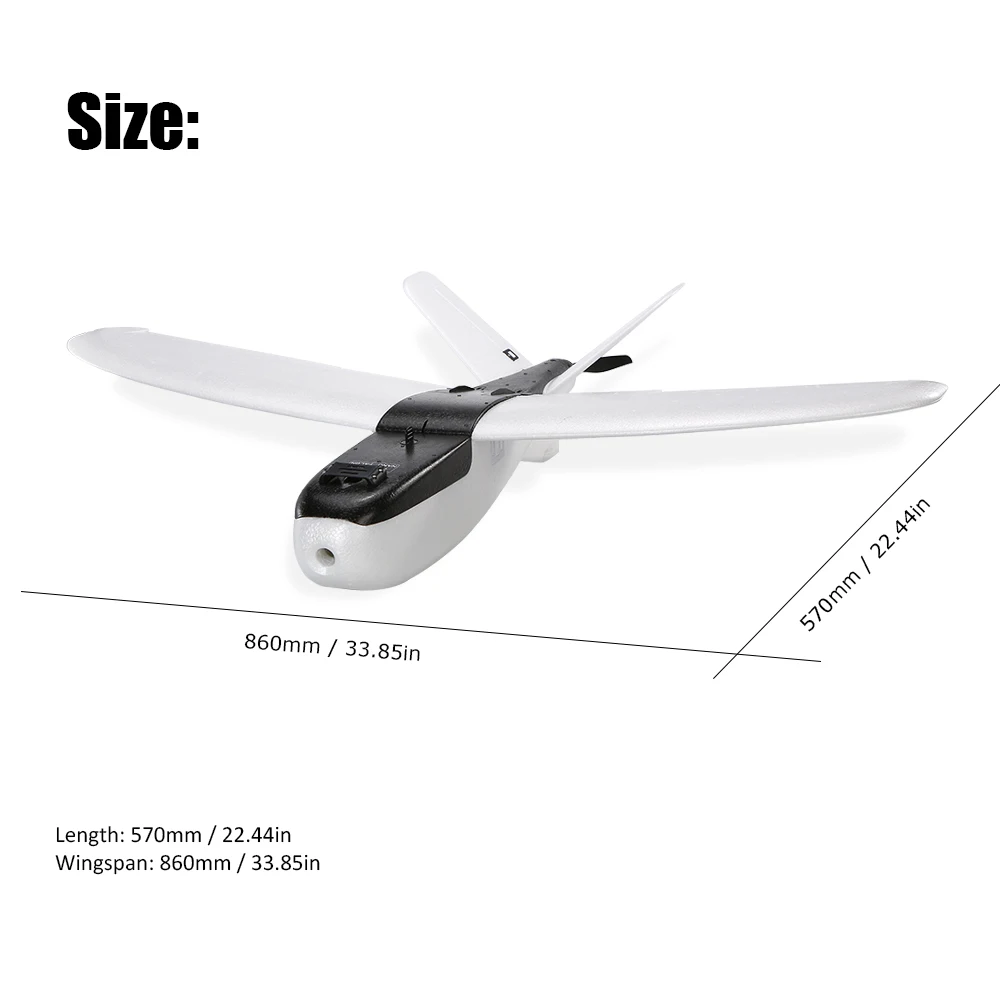ZOHD Nano для Talon 860 мм размах крыльев AIO HD V-Tail EPP FPV RC самолет PNP с гироскопом фиксированное крыло летающий самолет RC игрушки для детей