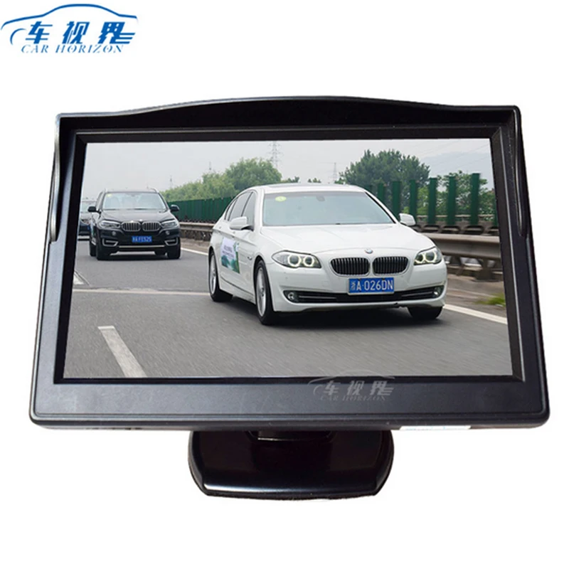 5 &quotавтомобильный монитор TFT lcd 0 дюймов 480X272 16:9 экран 2 пути видео вход HD Цифровой