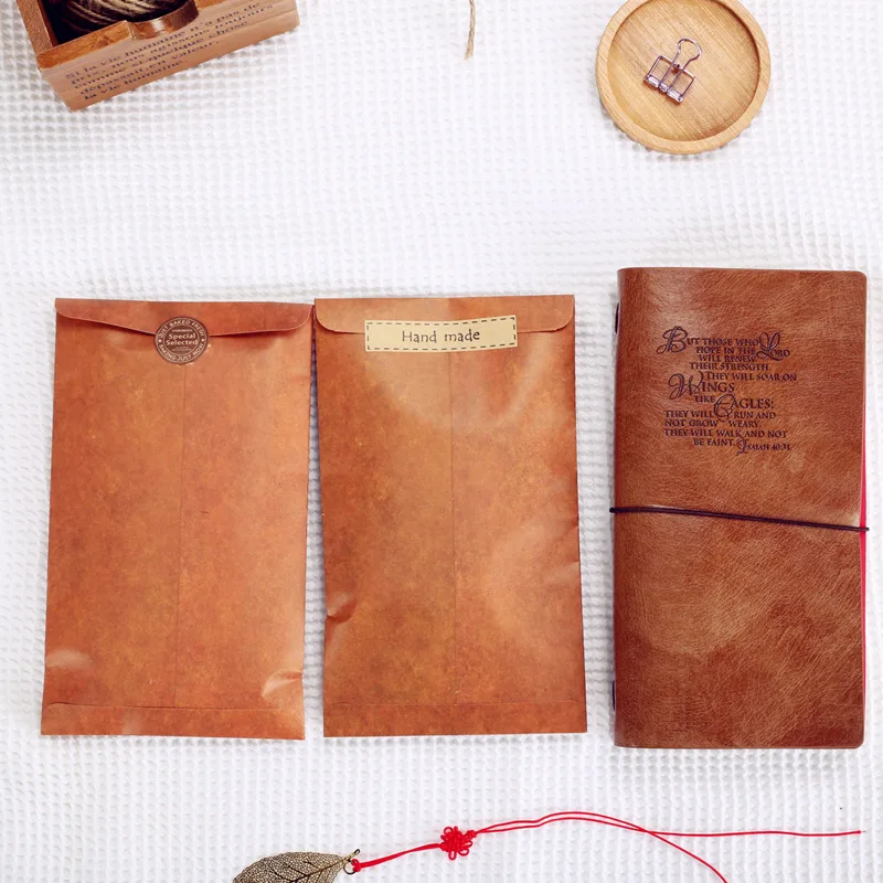 10 шт./лот Винтажный конверт креативный сделай сам крафт бумага конверты