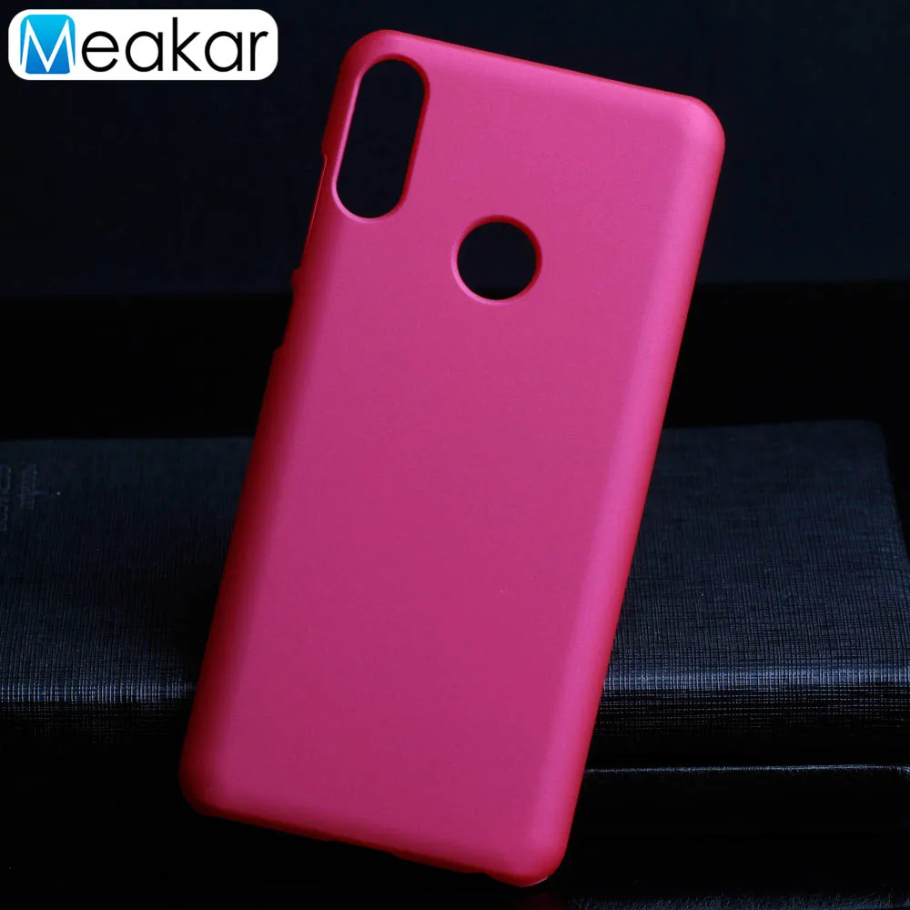 Пластик Coque 6.0For Asus Zenfone Max PRO M2 ZB631KL чехол для Asus Zenfone Max PRO M2 ZB631KL телефона чехол-лента на заднюю панель - Цвет: Rose Red