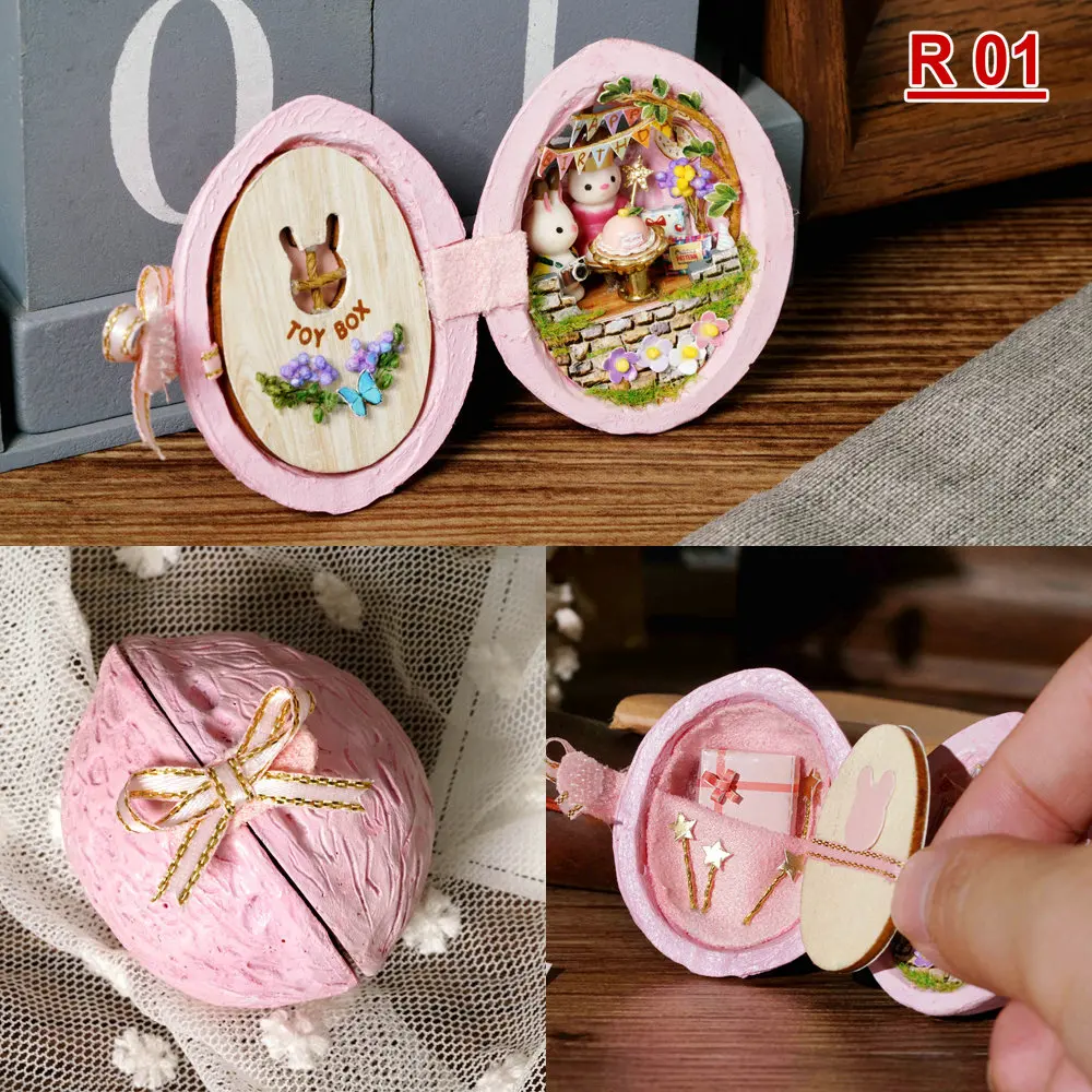 DIY Миниатюрный Кукольный домик Набор Мини Мир деревянная игрушка дом модель