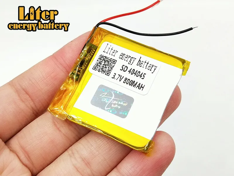 Rechargeable Li-ion Cell 3.7V polymer lithium battery 404045 044045 800mah With PCB For MP3 MP4 MP5 GPS Power Bank DVD Camera |