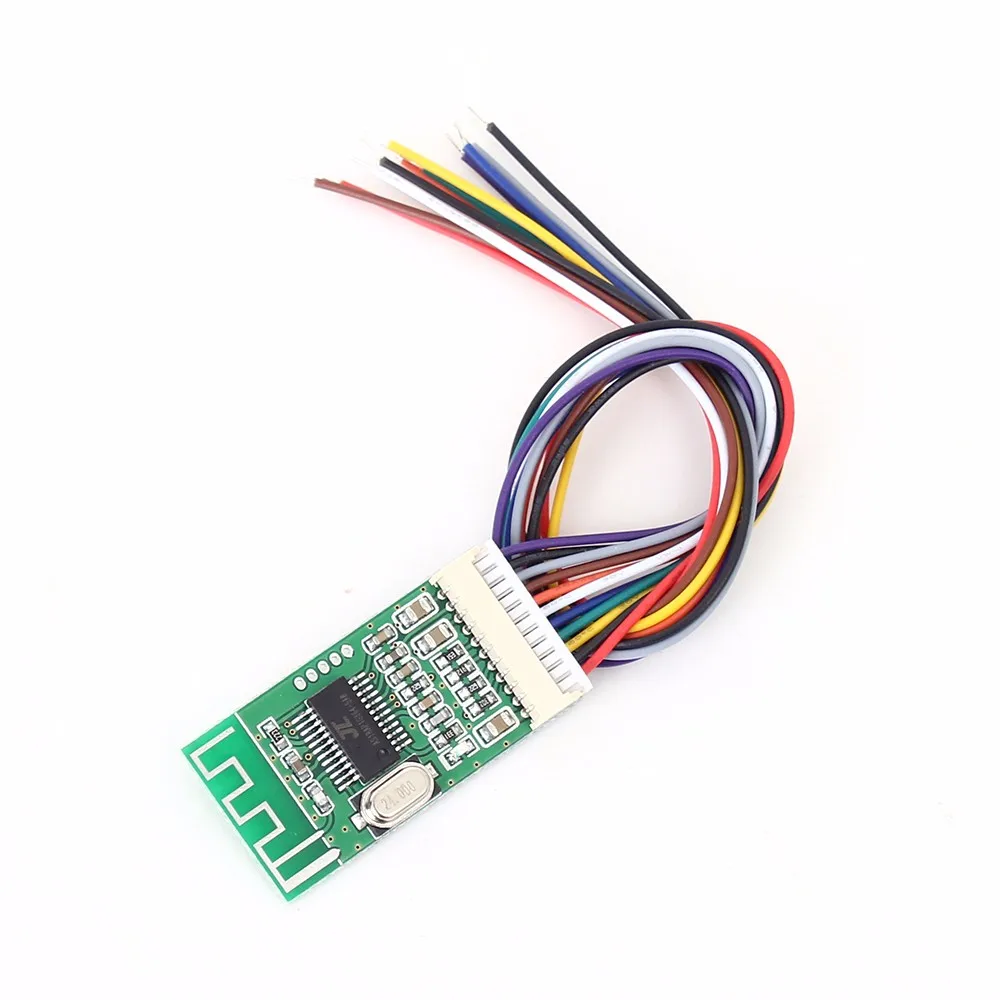Плата аудио ресивера Беспроводная с поддержкой Bluetooth AUX/Micro USB 3 20 м 5 В|Интегральные