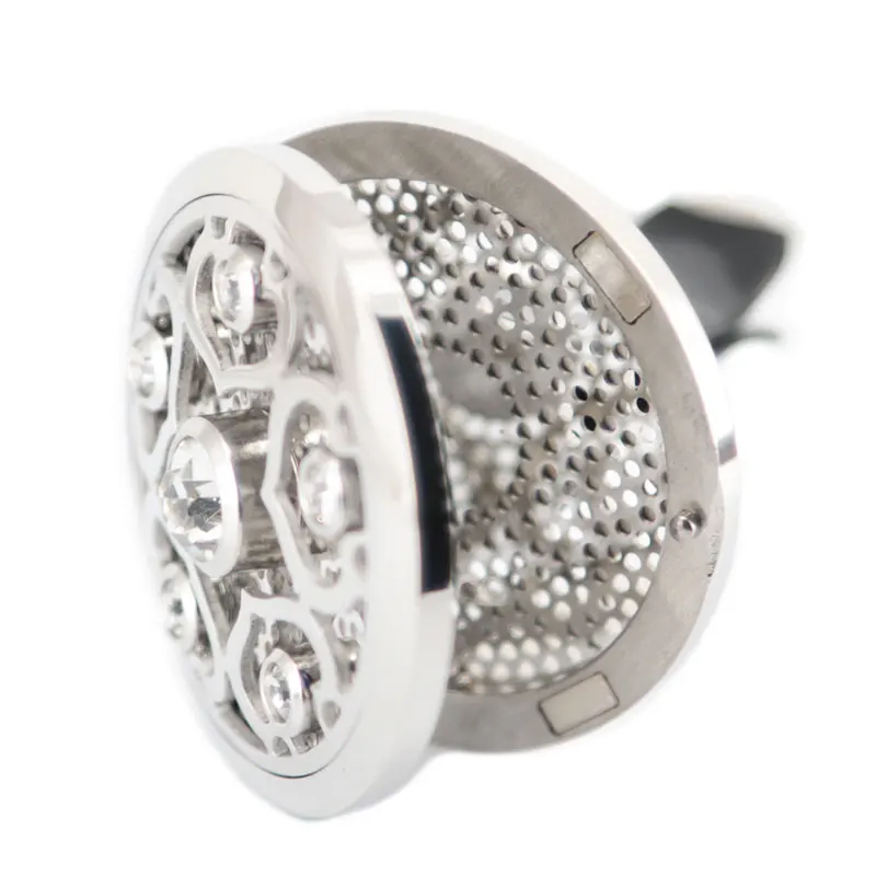 Аксессуары для автомобиля серебряный кристалл 38 мм диффузор из нержавеющей