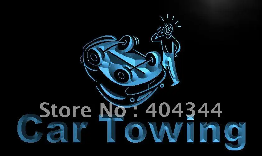

LK378- Car Towing Repair Service NEW LED Neon Light Sign home decor crafts