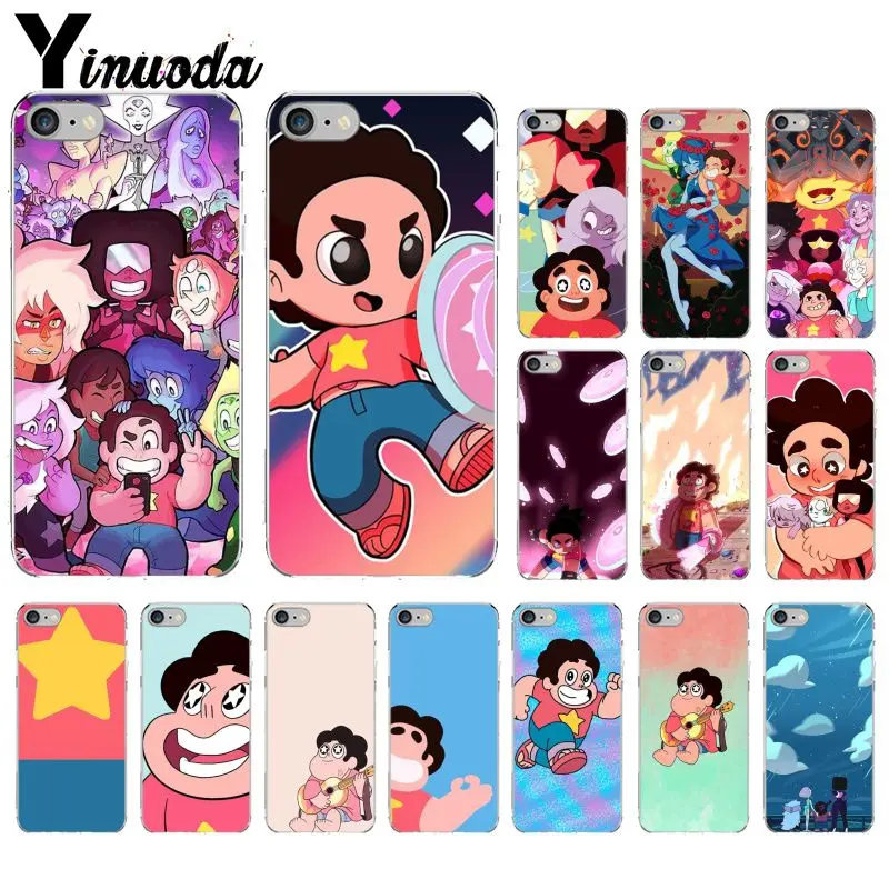 Yinuoda мультфильм Стивен Вселенная новинка чехлы для телефона чехол iPhone 5 5Sx 6 7 7plus 8