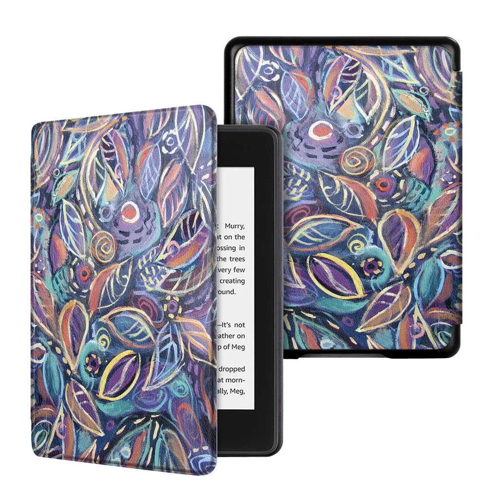 Высококачественный защитный чехол для нового Kindle Paperwhite 4 2018 умный тонкий кожаный
