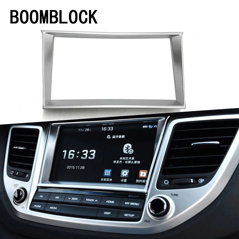 Хромированные наклейки BOOMBLOCK из АБС пластика для Hyundai Tucson 2017 2016 2015 чехлы