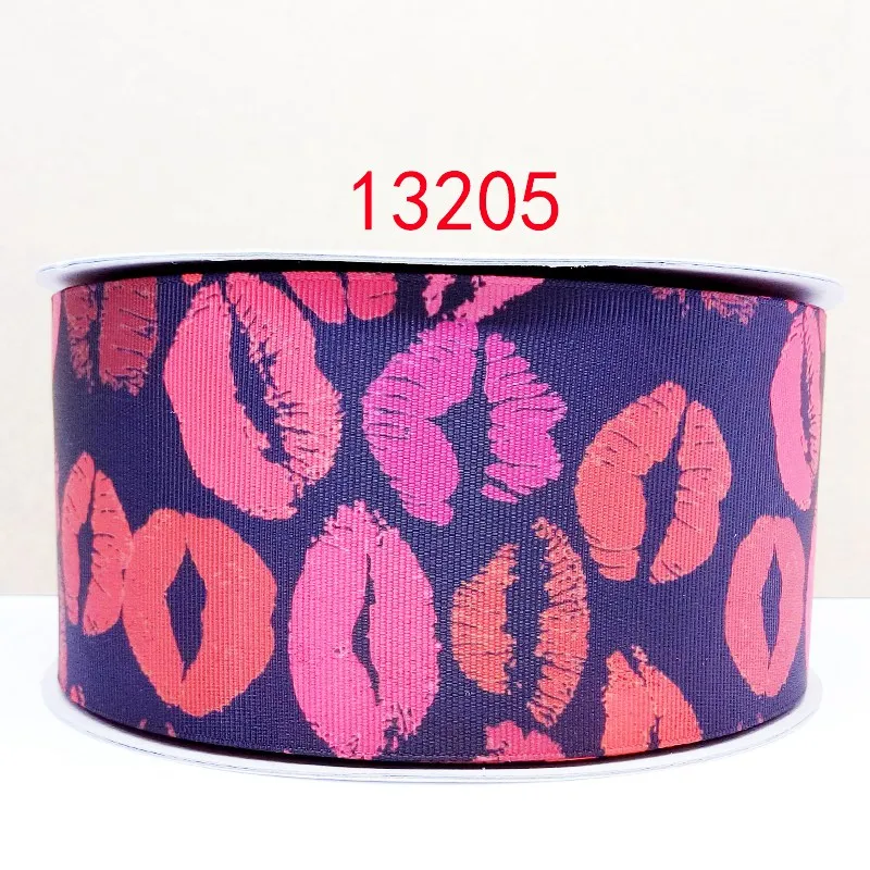 13205 50 ярдов мультфильм напечатанный grosgrain ленты 19522 - Цвет: 13205
