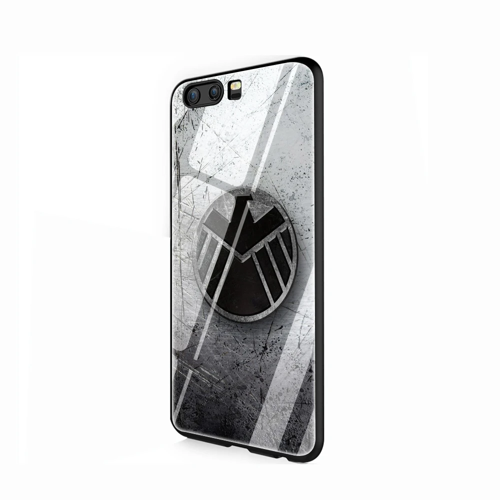 G4 Агенты Marvel щита S. H. I. E. L. D чехол из закаленного стекла для телефона huawei Y9 Honor 8X 7A pro P10 20 Lite Pro mate 20 - Цвет: G4