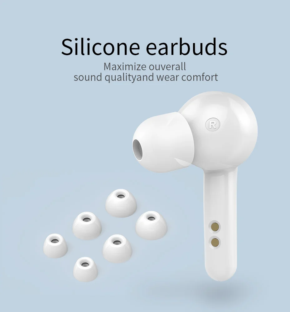 Mifa True беспроводной стерео наушники Bluetooth 5,0 спортивные наушники с микрофоном громкой связи зарядный ящик X3 белый