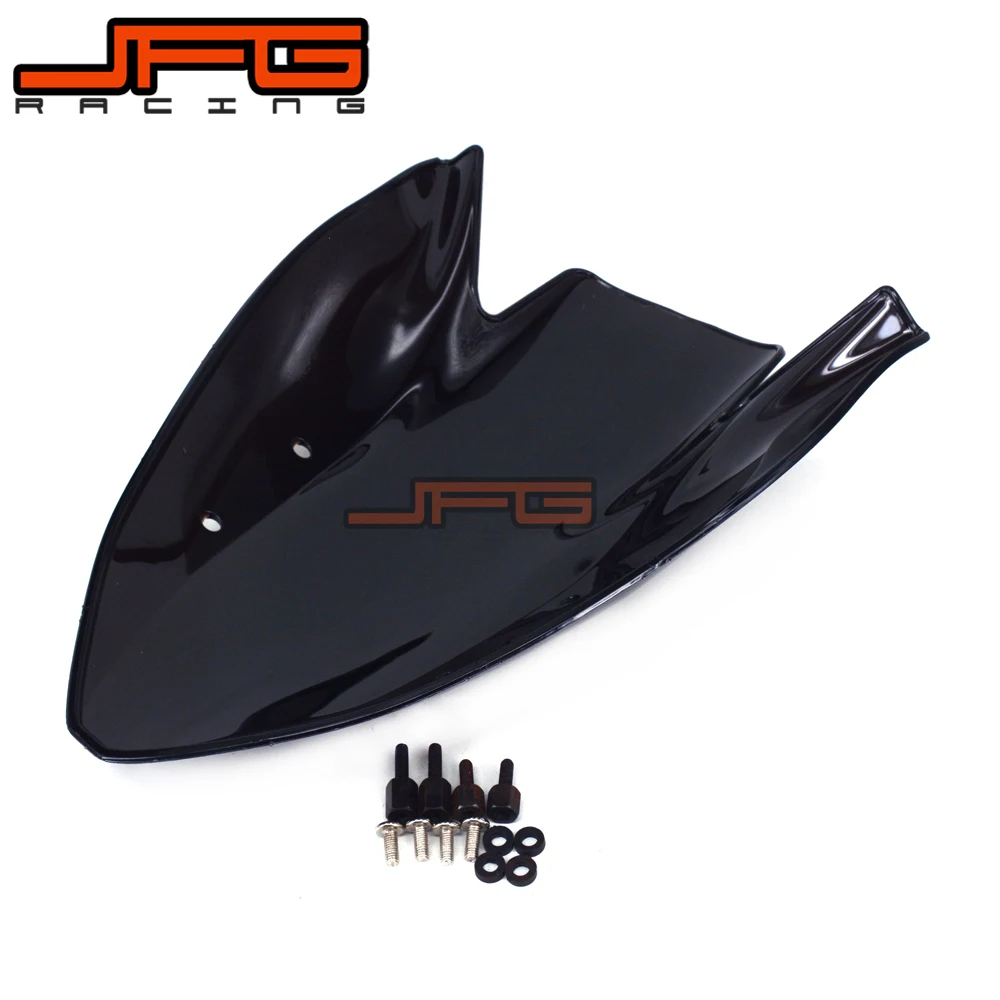 Черное ветровое стекло для мотоцикла Kawasaki Z1000 Z 1000 2003 2004 2005 2006|Полные комплекты