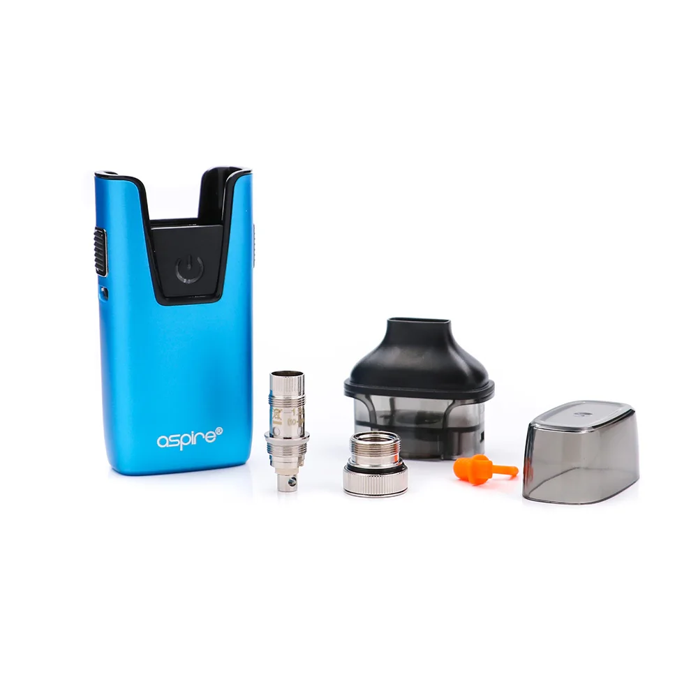 2 шт. электронная сигарета Vape kit Aspire Nautilus AIO pod system 1000 мАч встроенный аккумулятор и 4