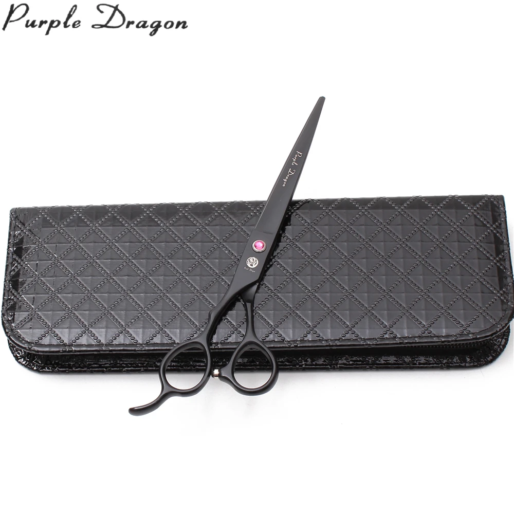 Левосторонние 7 &quotнержавеющие ножницы для животных изогнутые собак прямые