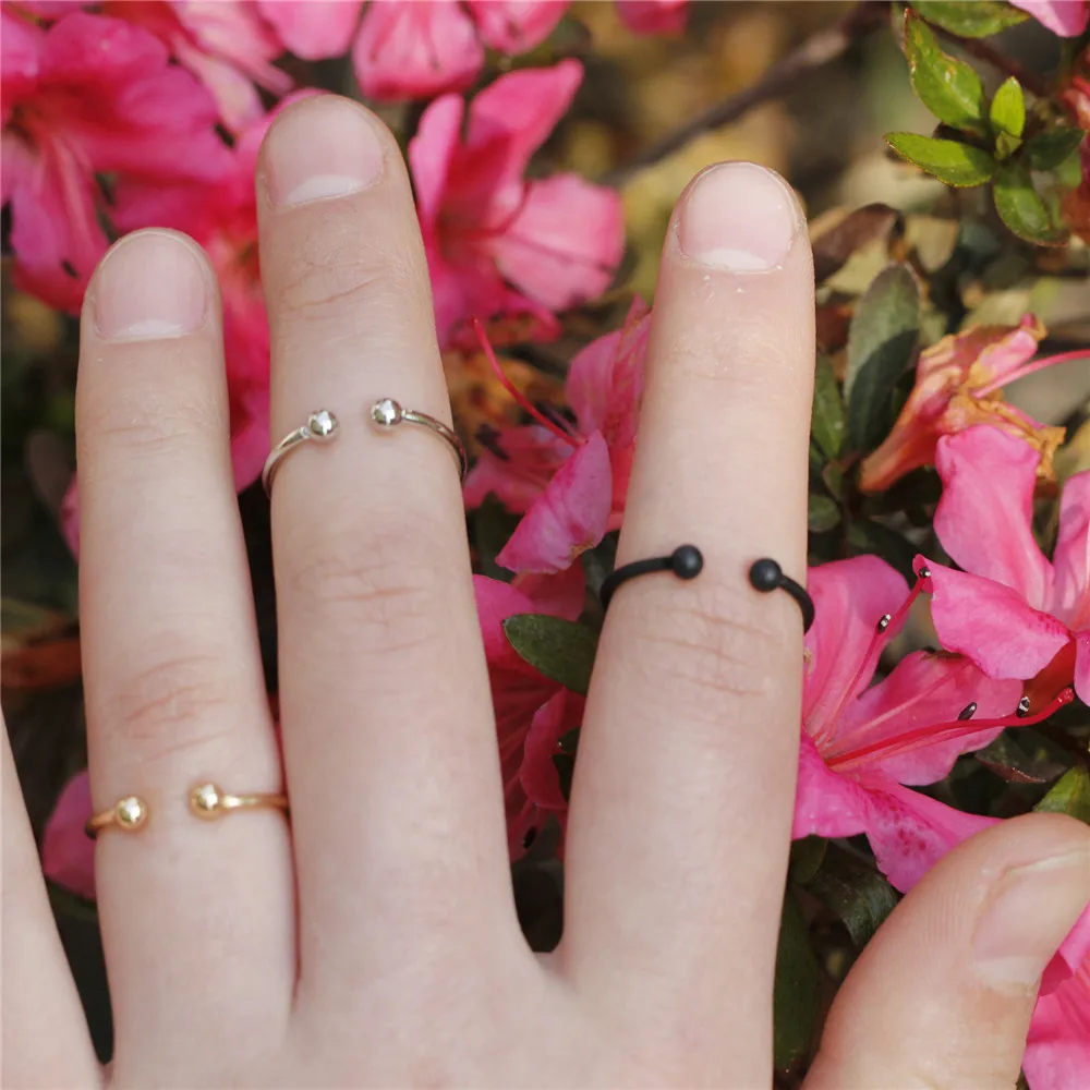 Женское кольцо в минималистичном стиле ENZE модное Ювелирное Украшение золотого