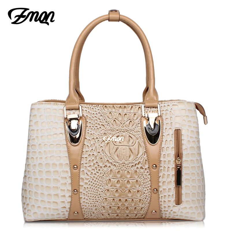 

ZMQN Luxury Handbags Women Bags Designer Bags For Women 2020 Fashion Crocodile Leather Tote Bags Handbag Women Famous Brand A804