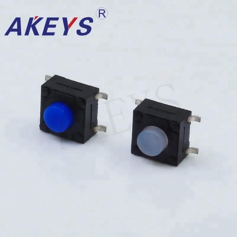 50 шт. TS I015B 6*6 Водонепроницаемый такт переключатель SMD 4 Pin мини сенсорный