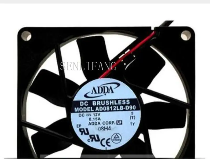 

Free shipping 80*80*15 12V 0.15A AD0812LB-D90 dual ball CPU power chassis cooling fan