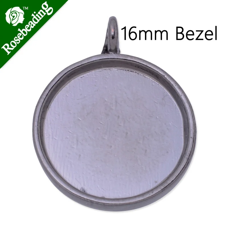 Подвески с металлическим покрытием 18 мм внутренний размер 16 подходит для