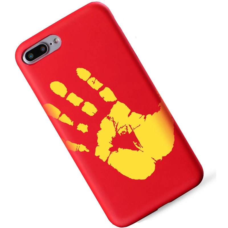 Snzvok силиконовый TPU чехол для телефона iPhone 6 7 8 плюс термальная индукция Цвет