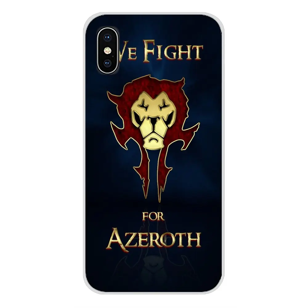 Accessories Phone Shell Covers For Motorola Moto X4 E4 E5 G5 G5S G6 Z Z2 Z3 G G2 G3 C Play Plus game World of Warcraft Alliance | Мобильные