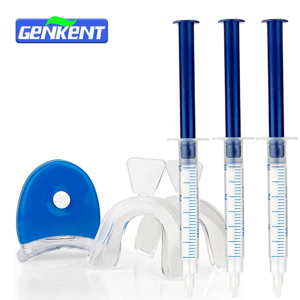 Профессиональный набор для отбеливания зубов genцей белый гель ухода за зубами|teeth