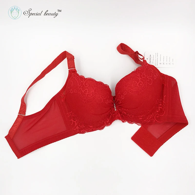 Горячая Распродажа! Особый супер пуш-ап кружевной размера плюс бюстгальтер на