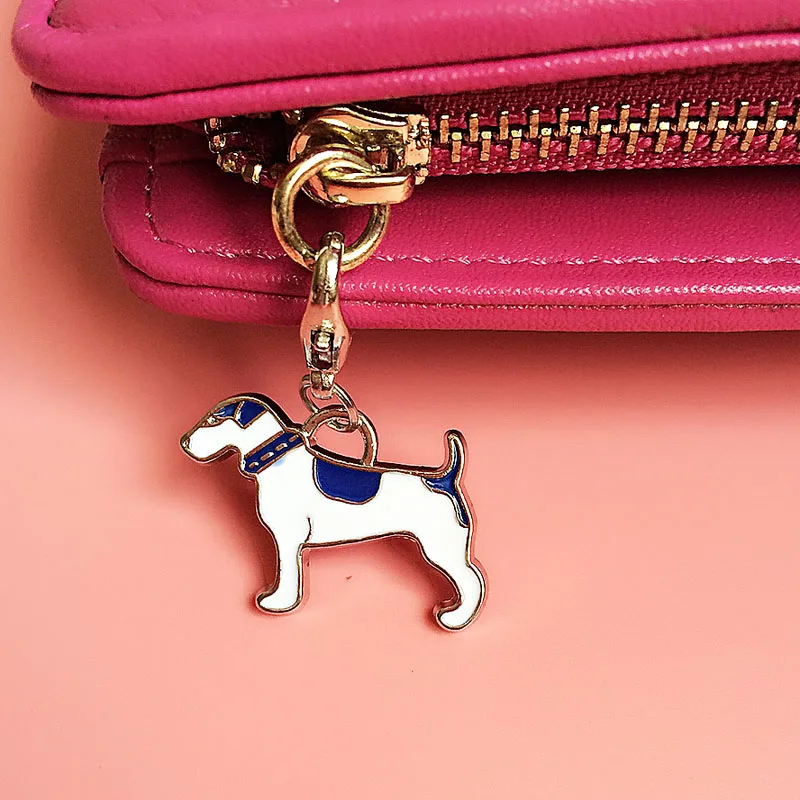 Английский брелок для ключей Foxhound с собакой на сумке автомобильный Chow подарочные