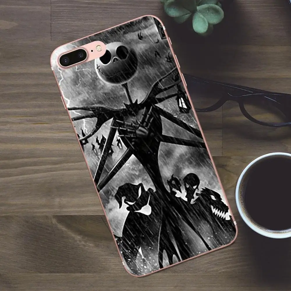 Мягкие защитные чехлы из ТПУ Jack Skellington для Huawei G8 Honor 5C 5X6 6X7 8 9 Y5II Mate P7 P8 P9 P10 P20 Lite Plus 2017