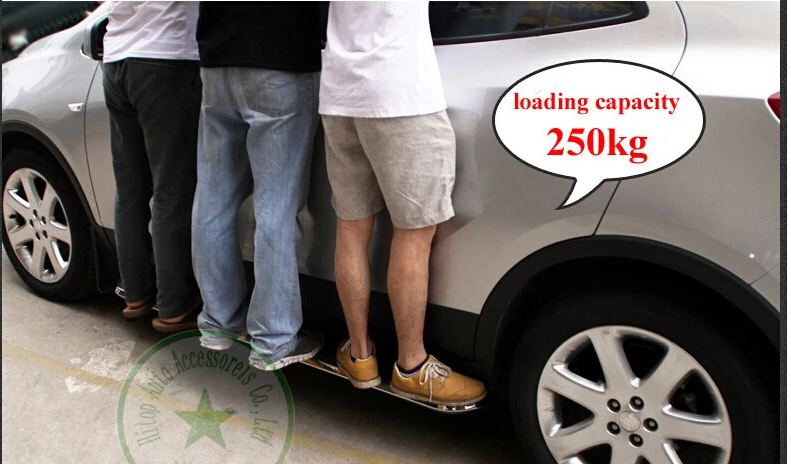 Для OPEL Mokka горячая сторона шаг бар Беговая доска, дизайн, загрузка 300 кг, нержавеющая сталь+ алюминиевый сплав+ ABS, поставщик качества