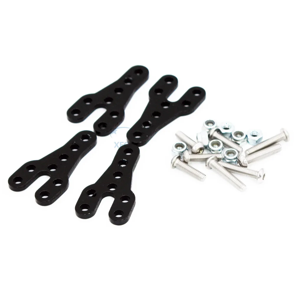 1set Metal Black Shock Mount Lift Kit For 1/10 RC Crawler Car Axial SCX10 SCX-10 | Parts &amp Accs